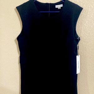 NWT Calvin Klein black long dress for women size 10